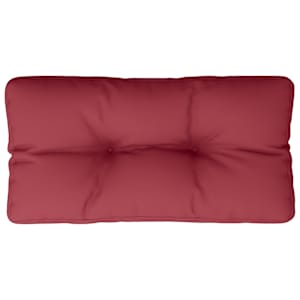 Poduška na palety vínová 80 x 40 x 12 cm textil - obrázek 2