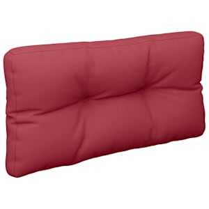 Poduška na palety vínová 80 x 40 x 12 cm textil - obrázek 4