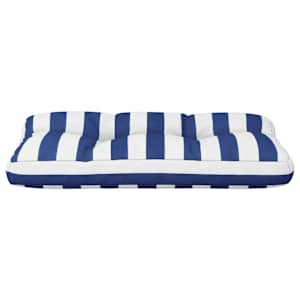 Poduška na palety modré a bílé pruhy 80 x 40 x 12 cm textil - obrázek 5