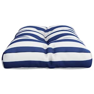 Poduška na palety modré a bílé pruhy 80 x 40 x 12 cm textil - obrázek 6