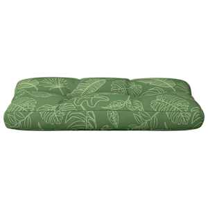 Poduška na palety vzor listů 80 x 40 x 12 cm textil - obrázek 5