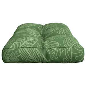 Poduška na palety vzor listů 80 x 40 x 12 cm textil - obrázek 6