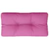 vidaXL euroaluse istmepadi, roosa, 80 x 40 x 12 cm, kangas