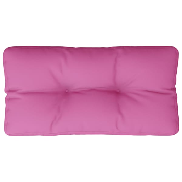 vidaXL euroaluse istmepadi, roosa, 80 x 40 x 12 cm, kangas