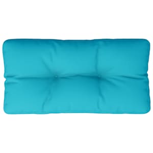 Poduška na palety tyrkysová 80 x 40 x 12 cm textil - obrázek 2