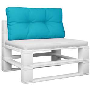 Poduška na palety tyrkysová 80 x 40 x 12 cm textil - obrázek 3