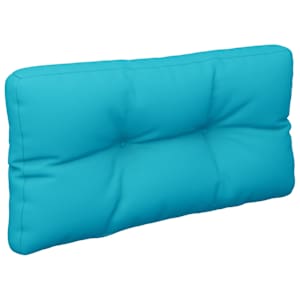 Poduška na palety tyrkysová 80 x 40 x 12 cm textil - obrázek 4