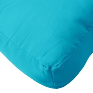Poduška na palety tyrkysová 80 x 40 x 12 cm textil - obrázek 7