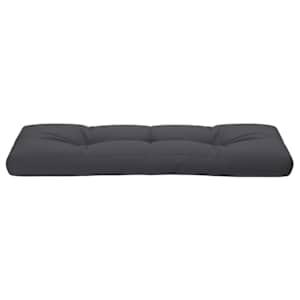 Poduška na palety antracitová 120 x 40 x 12 cm textil - obrázek 5