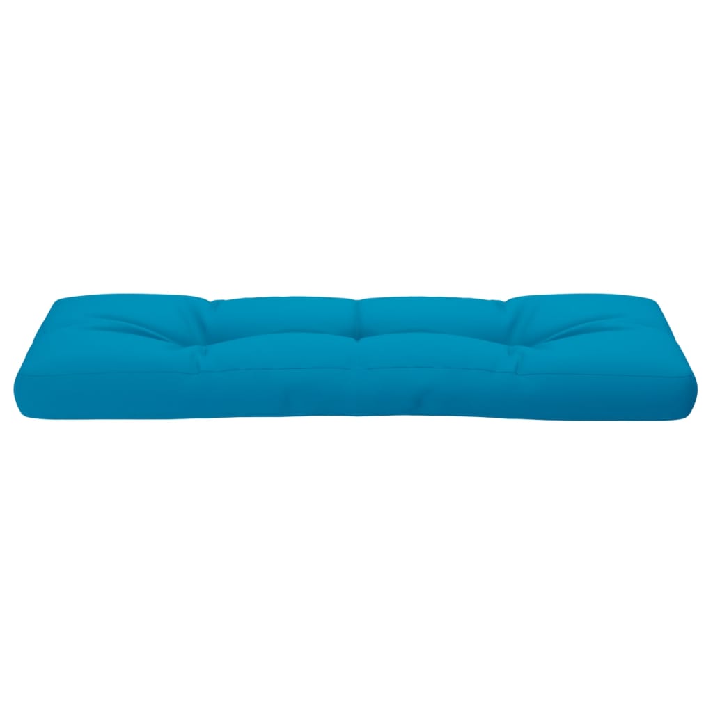 vidaXL Palletkussen 120x40x12 cm stof lichtblauw blauw, foto 4