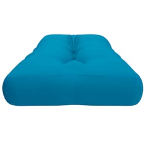 Poduška na palety světle modrá 120 x 40 x 12 cm textil - obrázek 6