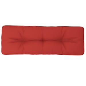 Poduška na palety červená 120 x 40 x 12 cm textil - obrázek 2