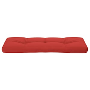 Poduška na palety červená 120 x 40 x 12 cm textil - obrázek 5