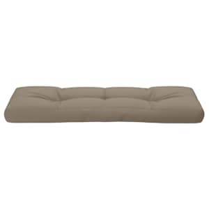 Poduška na palety taupe 120 x 40 x 12 cm textil - obrázek 5
