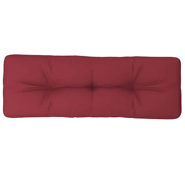 vidaXL euroaluse istmepadi, veinipunane, 120x40x12 cm, kangas