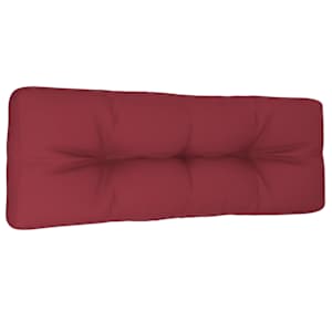 Poduška na palety vínová 120 x 40 x 12 cm textil - obrázek 4