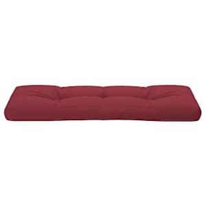 Poduška na palety vínová 120 x 40 x 12 cm textil - obrázek 5