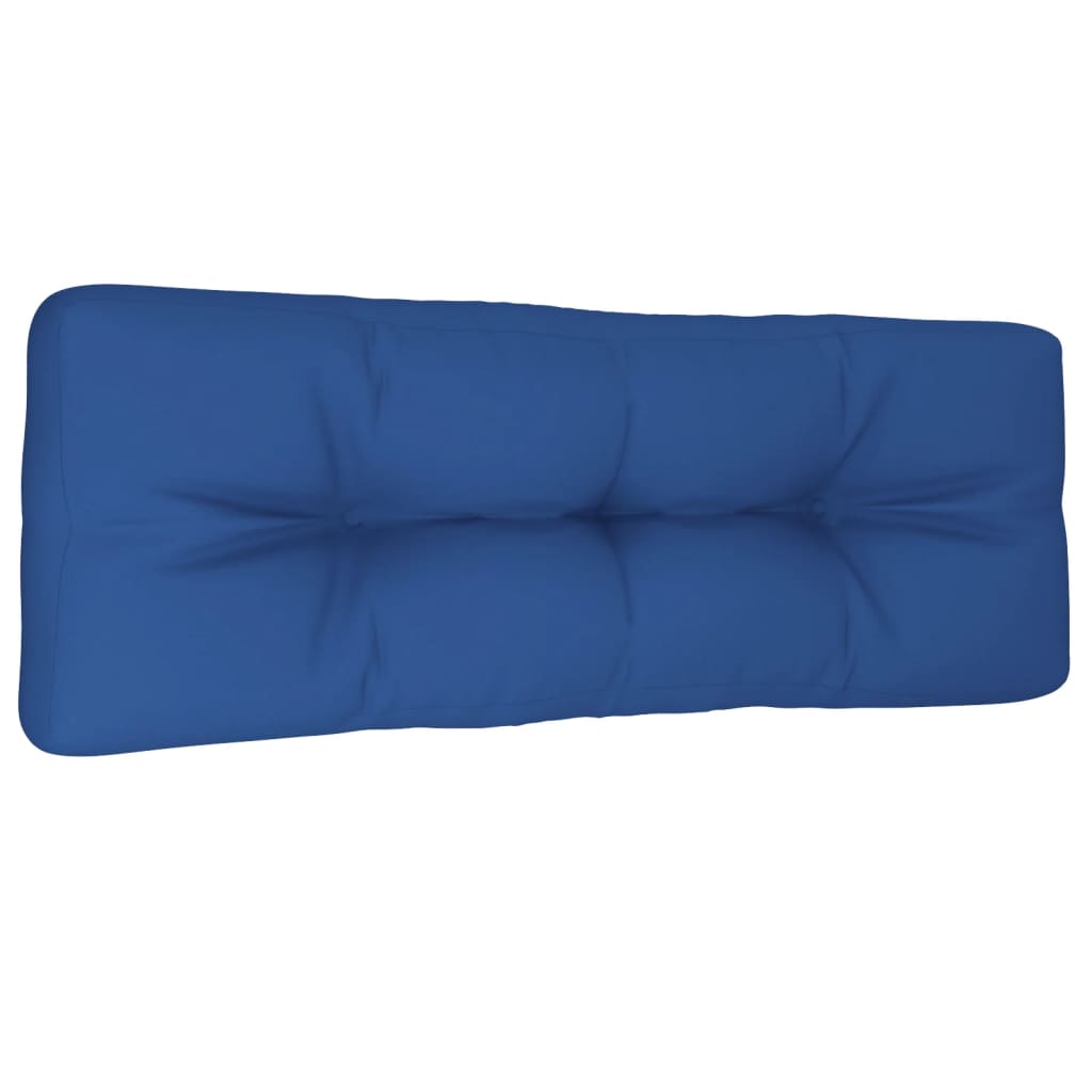 vidaXL Palletkussen 120x40x12 cm stof koningsblauw blauw, foto 2
