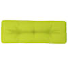 vidaXL euroaluse istmepadi, erkkroheline, 120x40x12 cm, kangas
