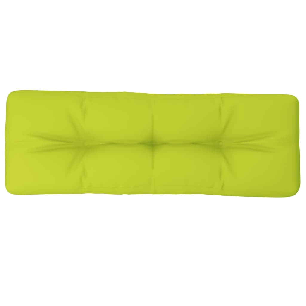 vidaXL Poduška na palety jasně zelená 120 x 40 x 12 cm textil