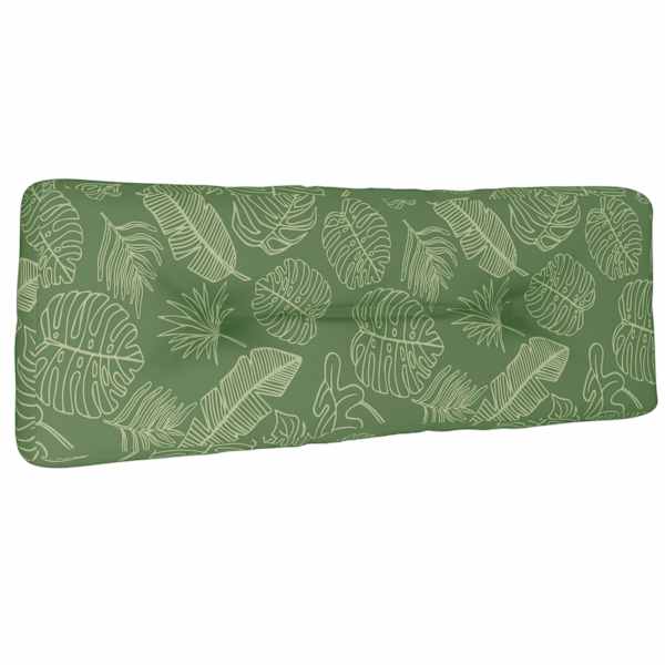 vidaXL euroaluse istmepadi, lehemuster, 120x40x12 cm, kangas