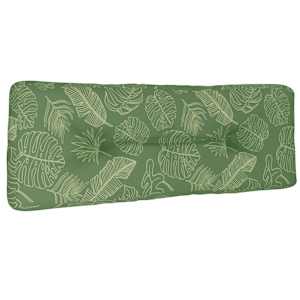 Poduška na palety vzor listů 120 x 40 x 12 cm textil - obrázek 2