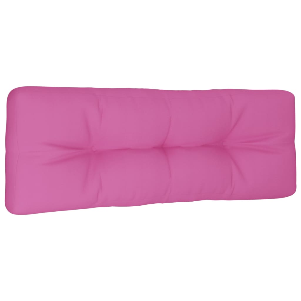 vidaXL Poduška na palety růžová 120 x 40 x 12 cm textil