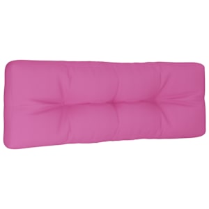 Poduška na palety růžová 120 x 40 x 12 cm textil - obrázek 2