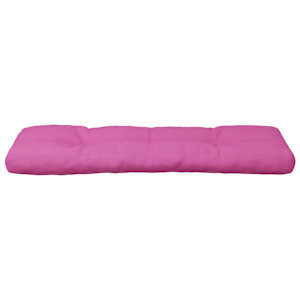 Poduška na palety růžová 120 x 40 x 12 cm textil - obrázek 5