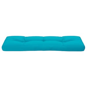 Poduška na palety tyrkysová 120 x 40 x 12 cm textil - obrázek 5