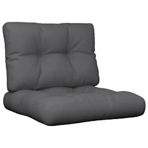vidaXL euroaluse istmepadjad 2 tk, antratsiithall, kangas