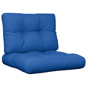 Podušky na palety 2 ks královsky modré textil - obrázek 2