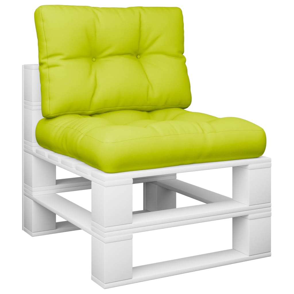 vidaXL Palletkussens 2 st stof felgroen afbeelding
