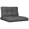 vidaXL euroaluse istmepadjad 2 tk, antratsiithall, kangas