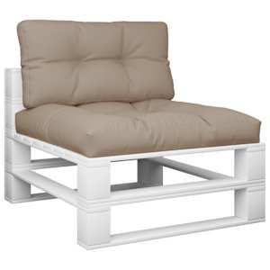 Podušky na palety 2 ks taupe textil - obrázek 3