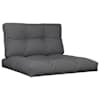 vidaXL euroaluse istmepadjad 2 tk, antratsiithall, kangas