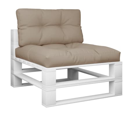 vidaXL euroaluse istmepadjad 2 tk, pruunikashall, kangas