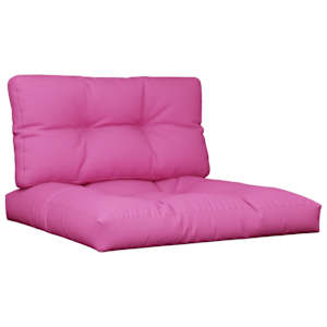 Podušky na palety 2 ks růžové textil - obrázek 2