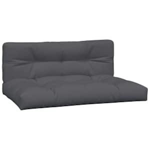 Podušky na palety 2 ks antracitové textil - obrázek 2