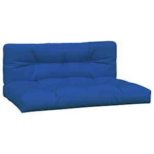 Podušky na palety 2 ks královsky modré textil - obrázek 2
