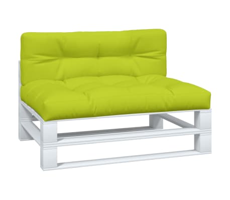 vidaXL Palettenkissen 2-tlg. Knallgr&uuml;n Stoff