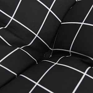 Podušky na palety 2 ks černé kárované textil - obrázek 6