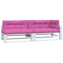vidaXL pallehynder 5 stk. stof pink