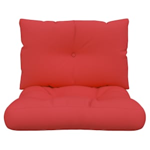 Podušky na palety 2 ks červené textil - obrázek 5