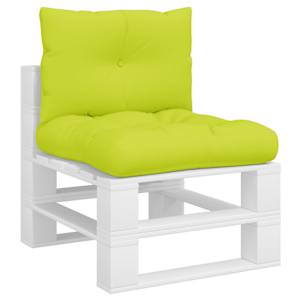 Podušky na palety 2 ks jasně zelené textil - obrázek 3