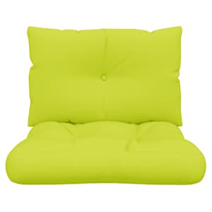 Podušky na palety 2 ks jasně zelené textil - obrázek 5