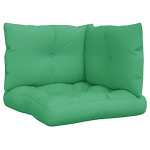 Podušky na palety 3 ks zelené textil - obrázek 2