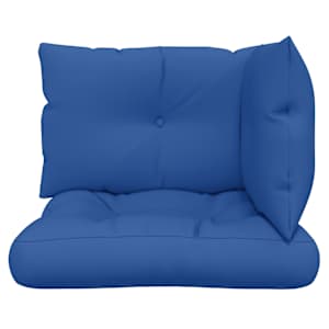 Podušky na palety 3 ks královsky modré textil - obrázek 5