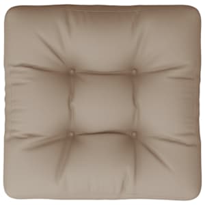 Poduška na palety taupe 60 x 61,5 x 10 cm textil - obrázek 6
