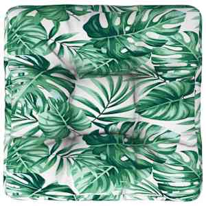 Poduška na palety vzor listů 60 x 61,5 x 10 cm textil - obrázek 6